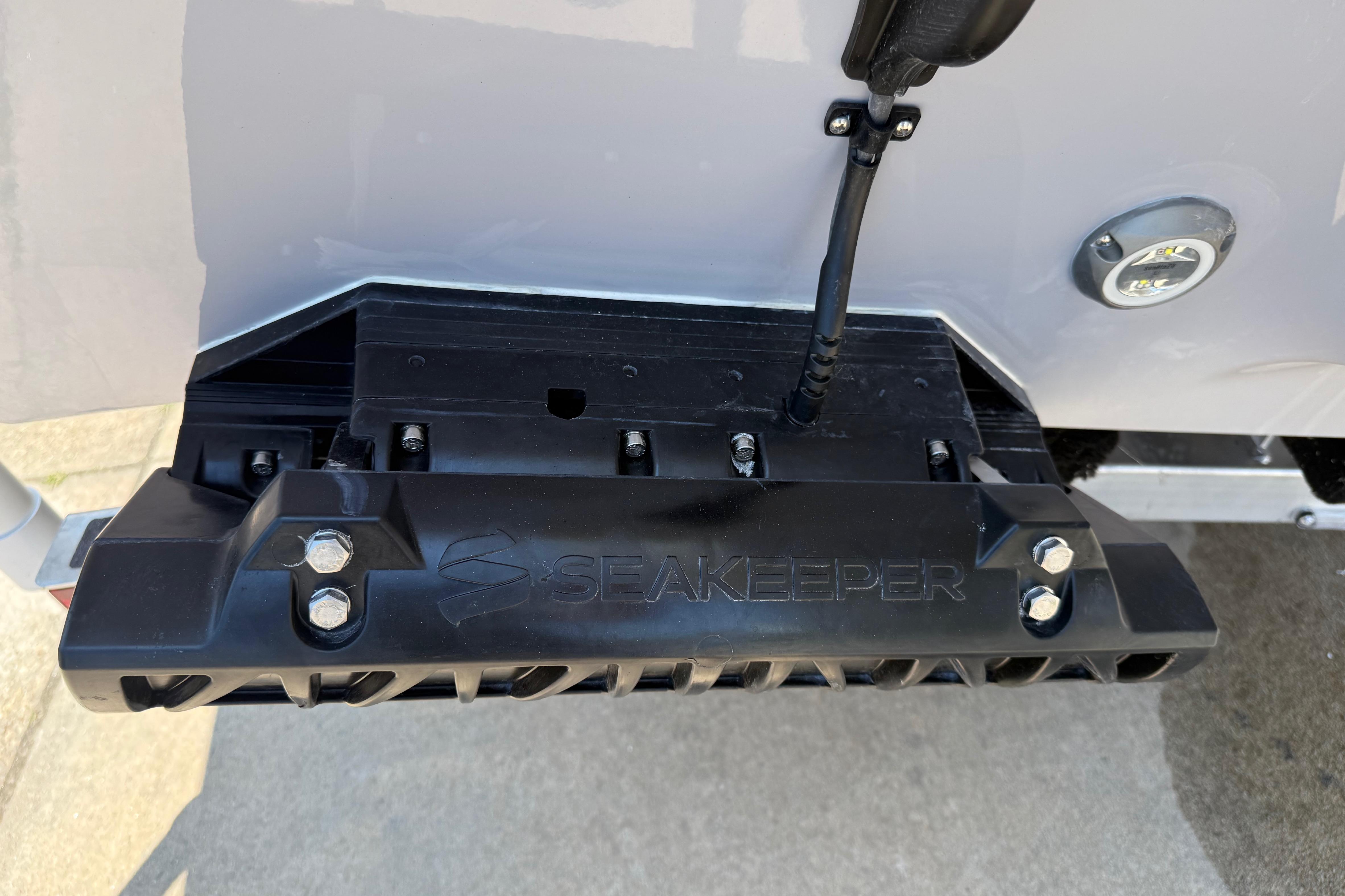 Seakeeper device on 2027 Key West 249 FS boat, enhancing stability and performance.