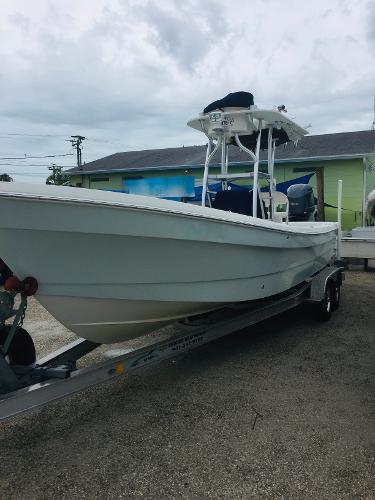 2011 Andros 26 Tarpon on a trailer, ready for adventure.