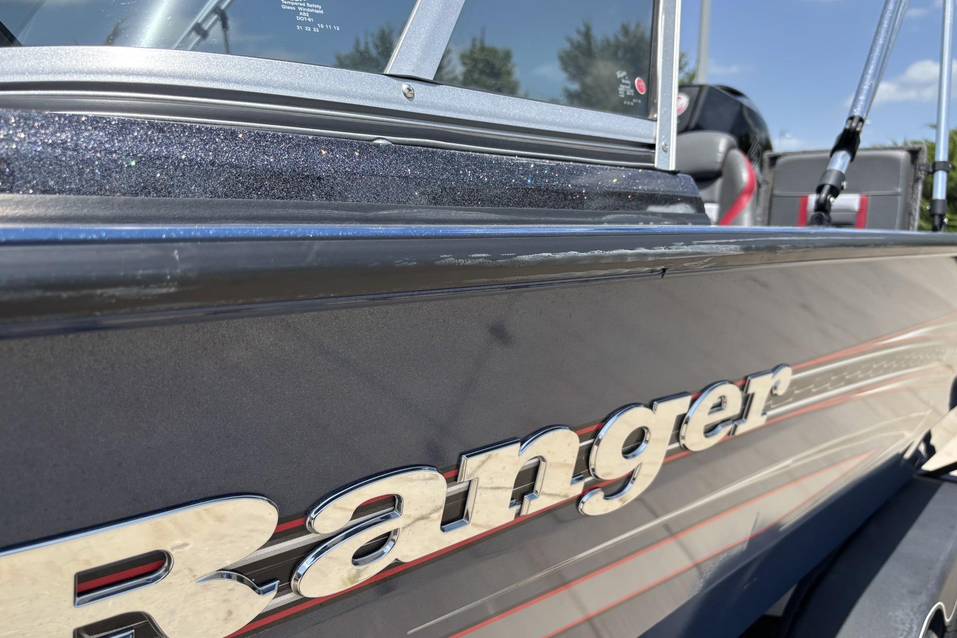 2021 Ranger VX1788 WT boat with metallic finish and logo detail.