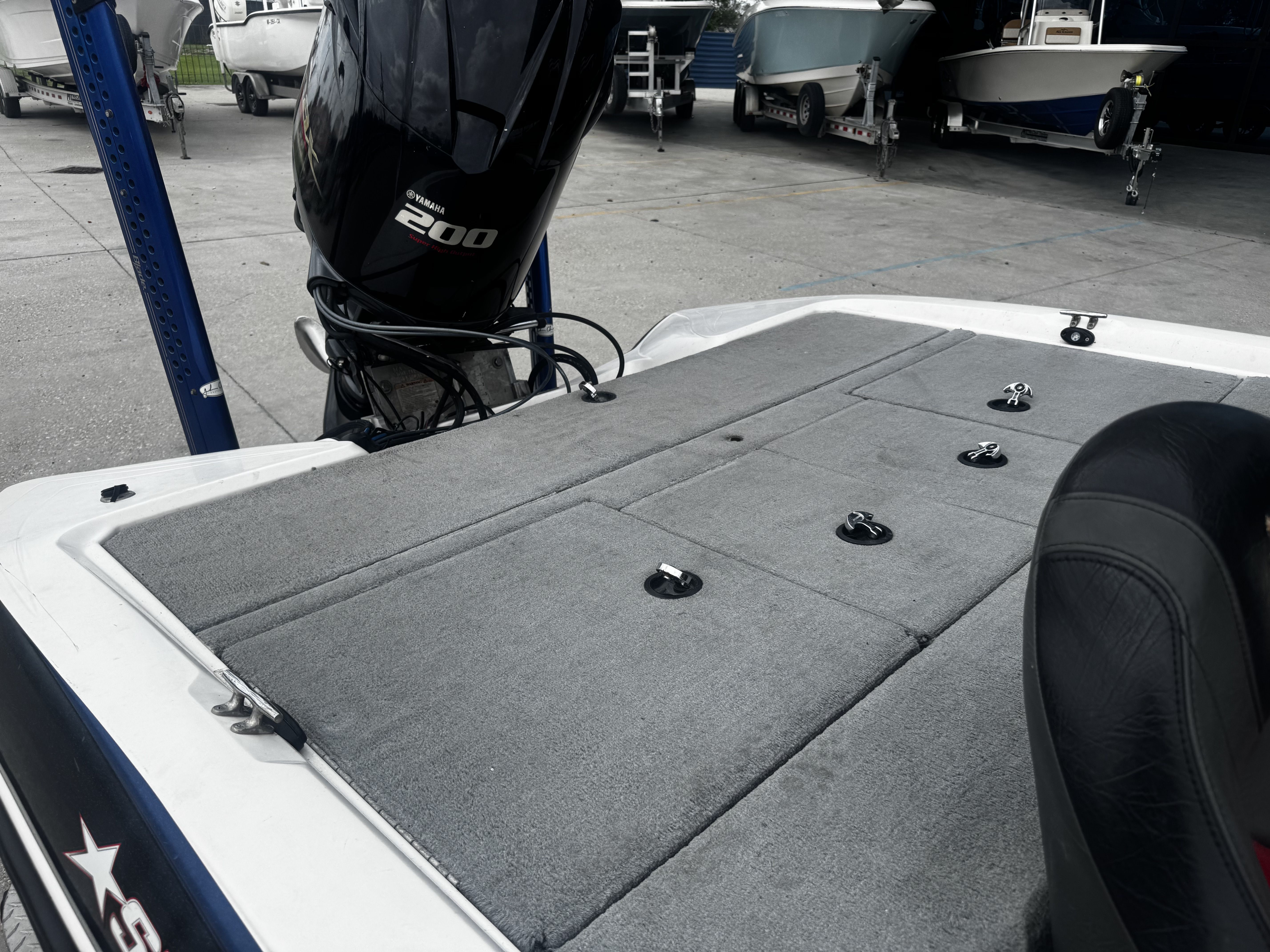 2006 Stratos 285 Pro XL boat with Yamaha 200 engine.