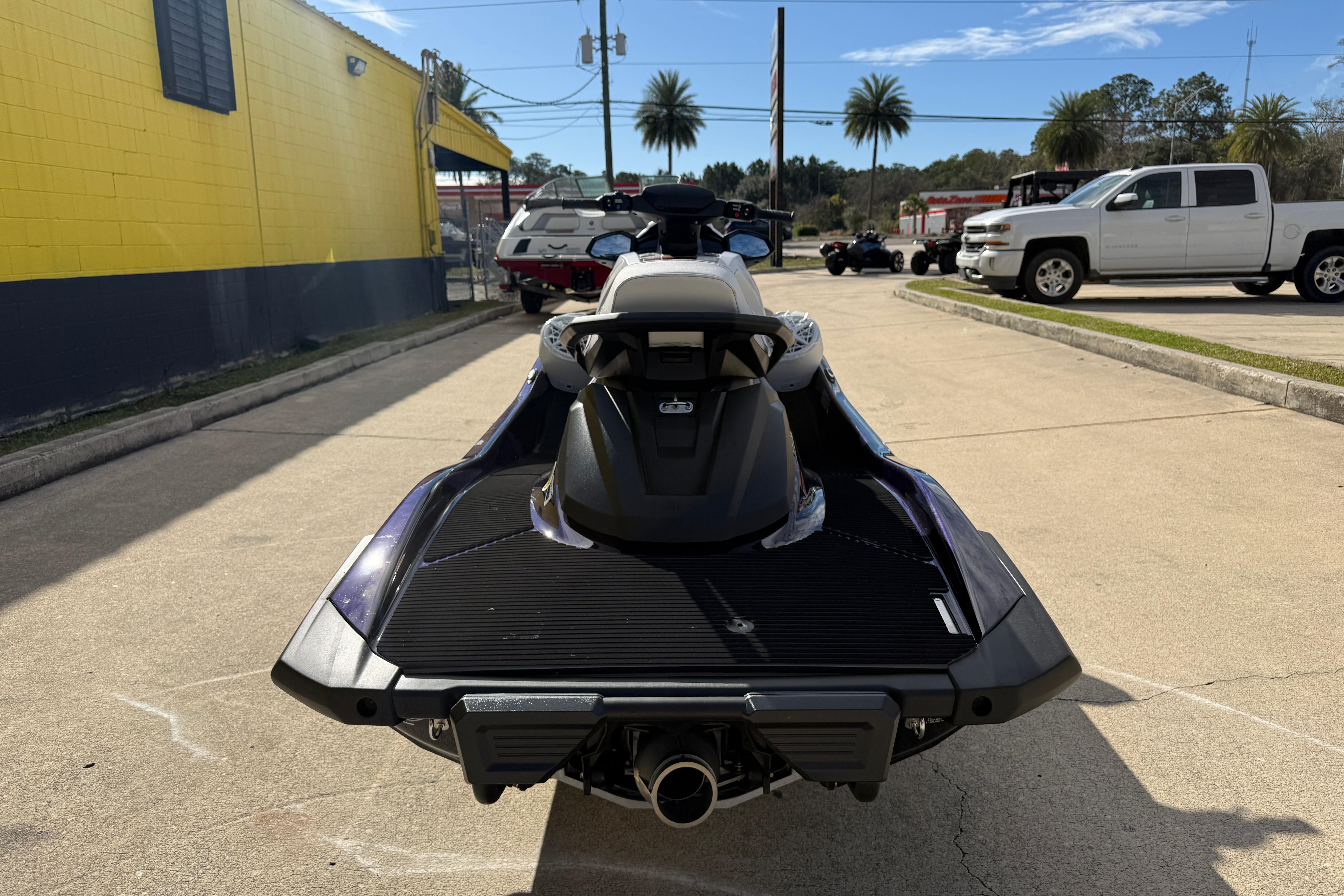 2026 Yamaha WaveRunner VX Cruiser HO parked outdoors, rear view.
