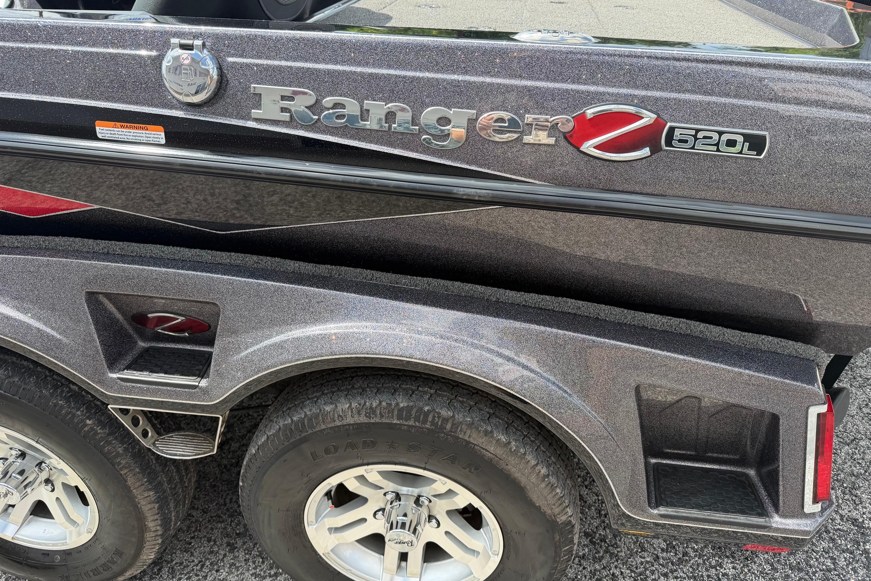 2020 Ranger Z520L boat trailer with dual wheels and metallic finish.