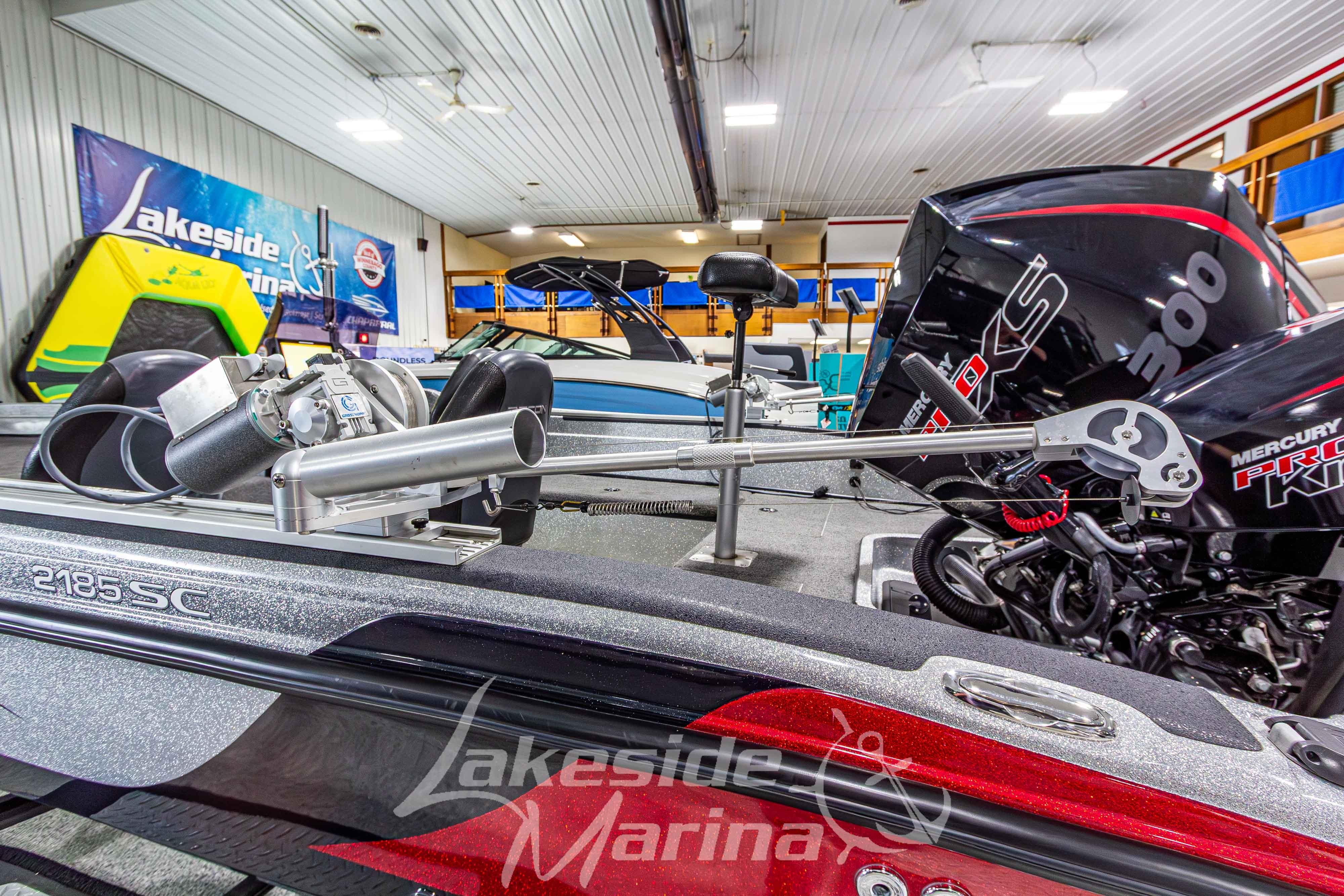 2019 Recon 2185 SC boat with Mercury Pro XS engine at Lakeside Marina.