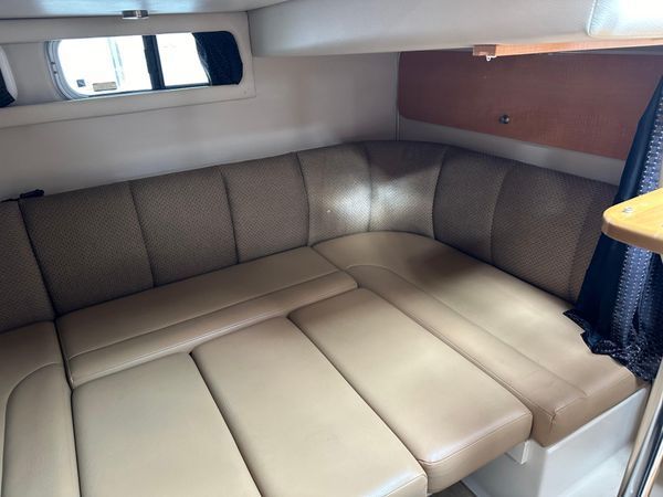 Interior of 2006 Chaparral Signature 310 yacht cabin.