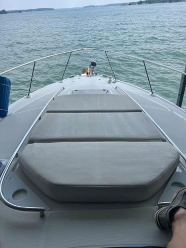 2008 Chaparral Signature 310 boat on calm waters.