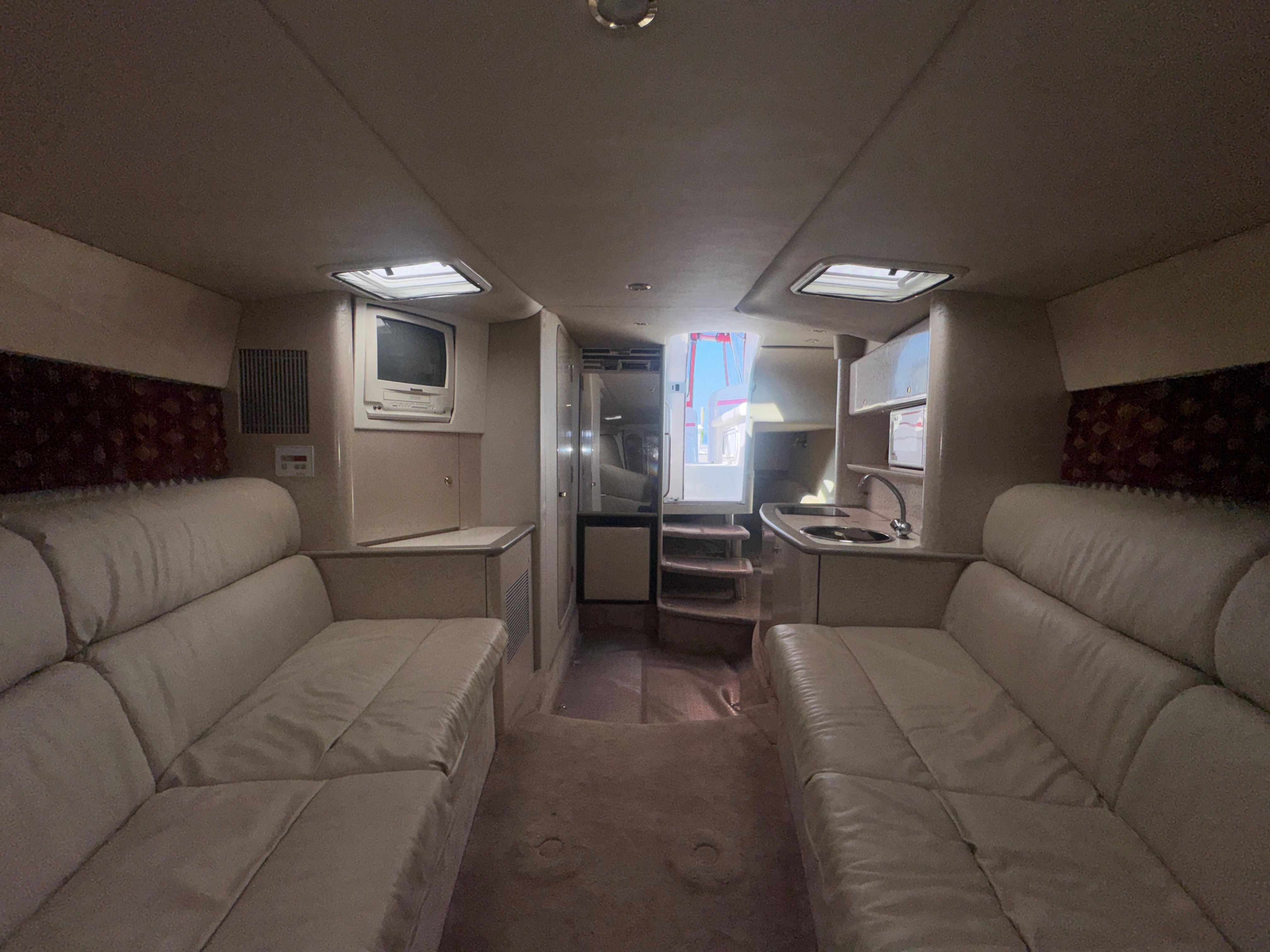 Interior of a 2001 Formula 37 SUPER SPORT yacht.