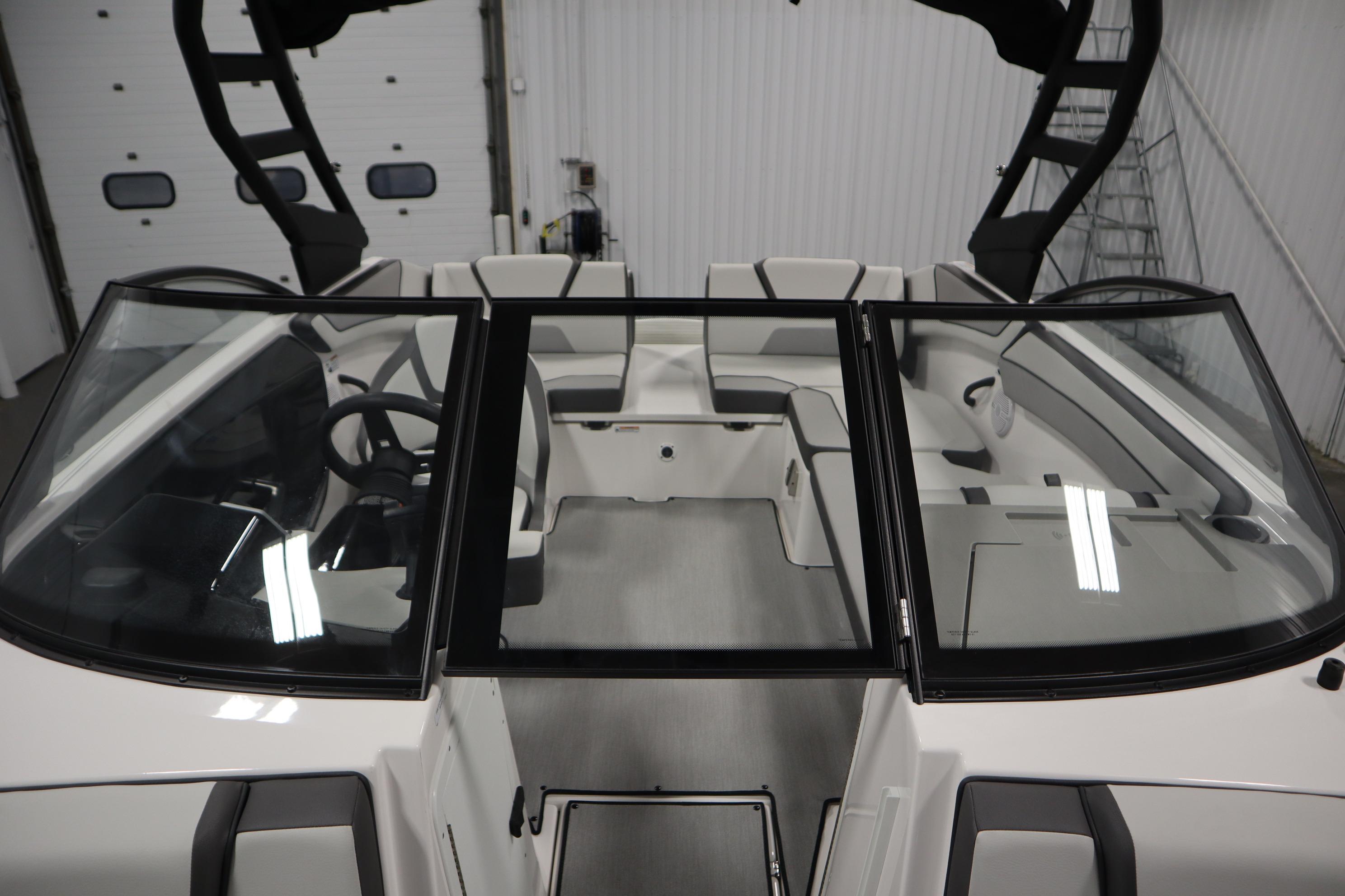 2026 Yamaha Boats AR220 interior with sleek seating and modern design.