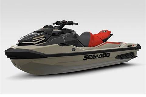 2025 Sea-Doo RXT-X 325 jet ski with sleek design and red seating.