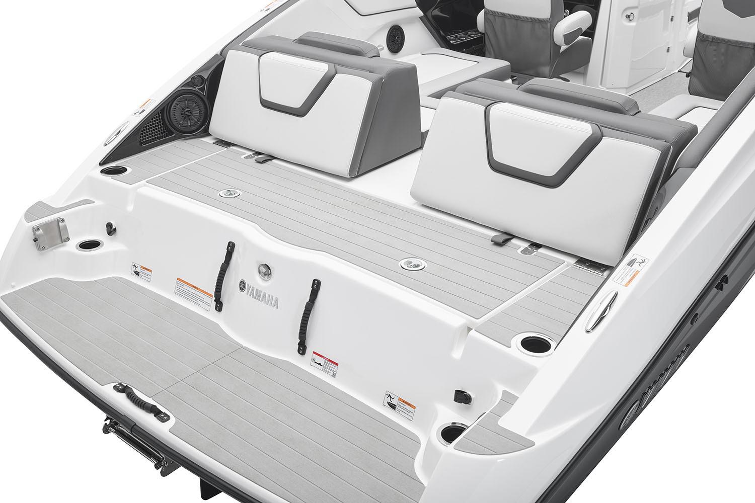 Manufacturer Provided Image: 2026 Yamaha Boats AR250 interior with sleek seating and modern design.