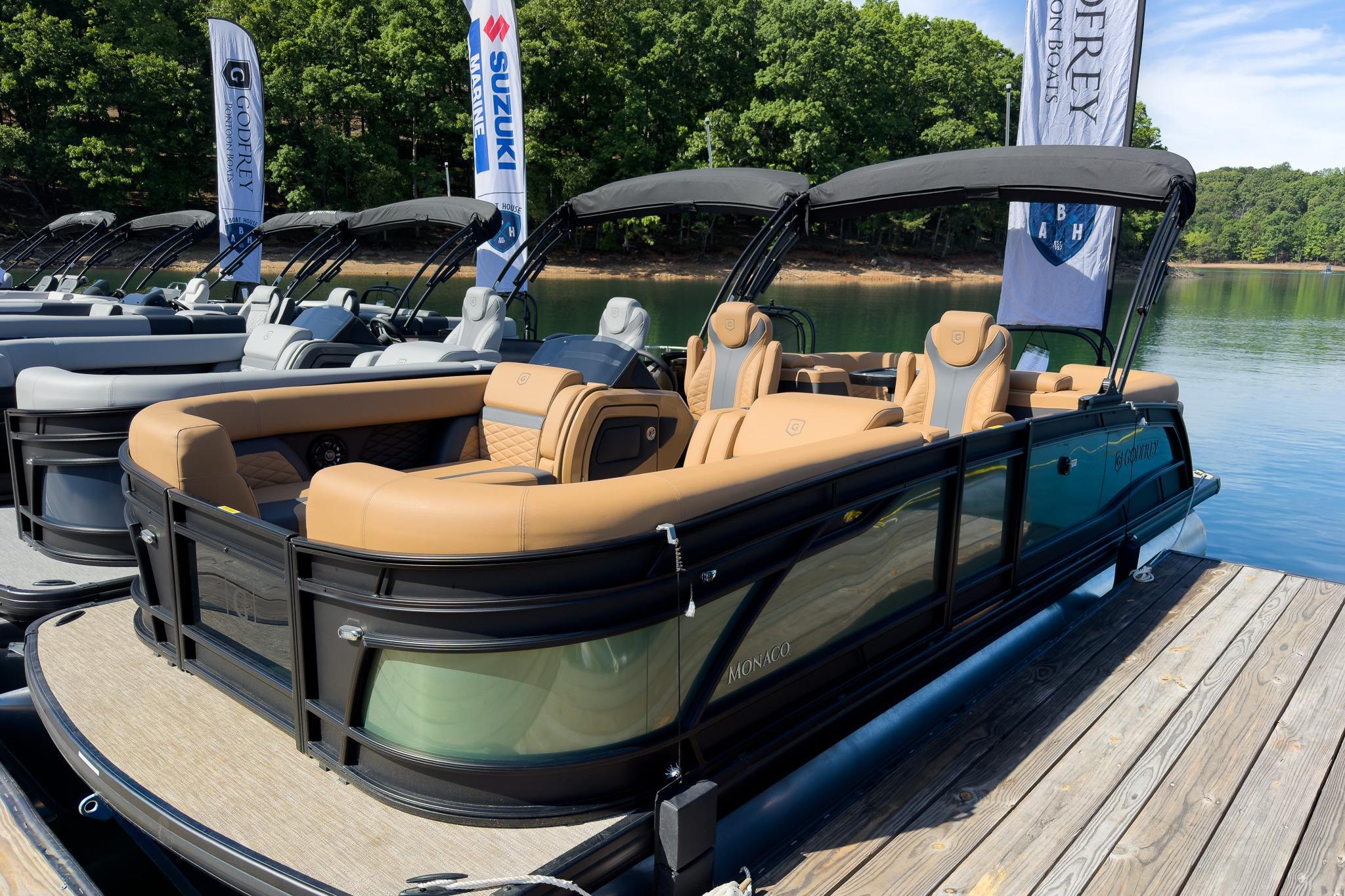 2026 Godfrey Monaco 23' Split Bench Tritoon - 235 SBC