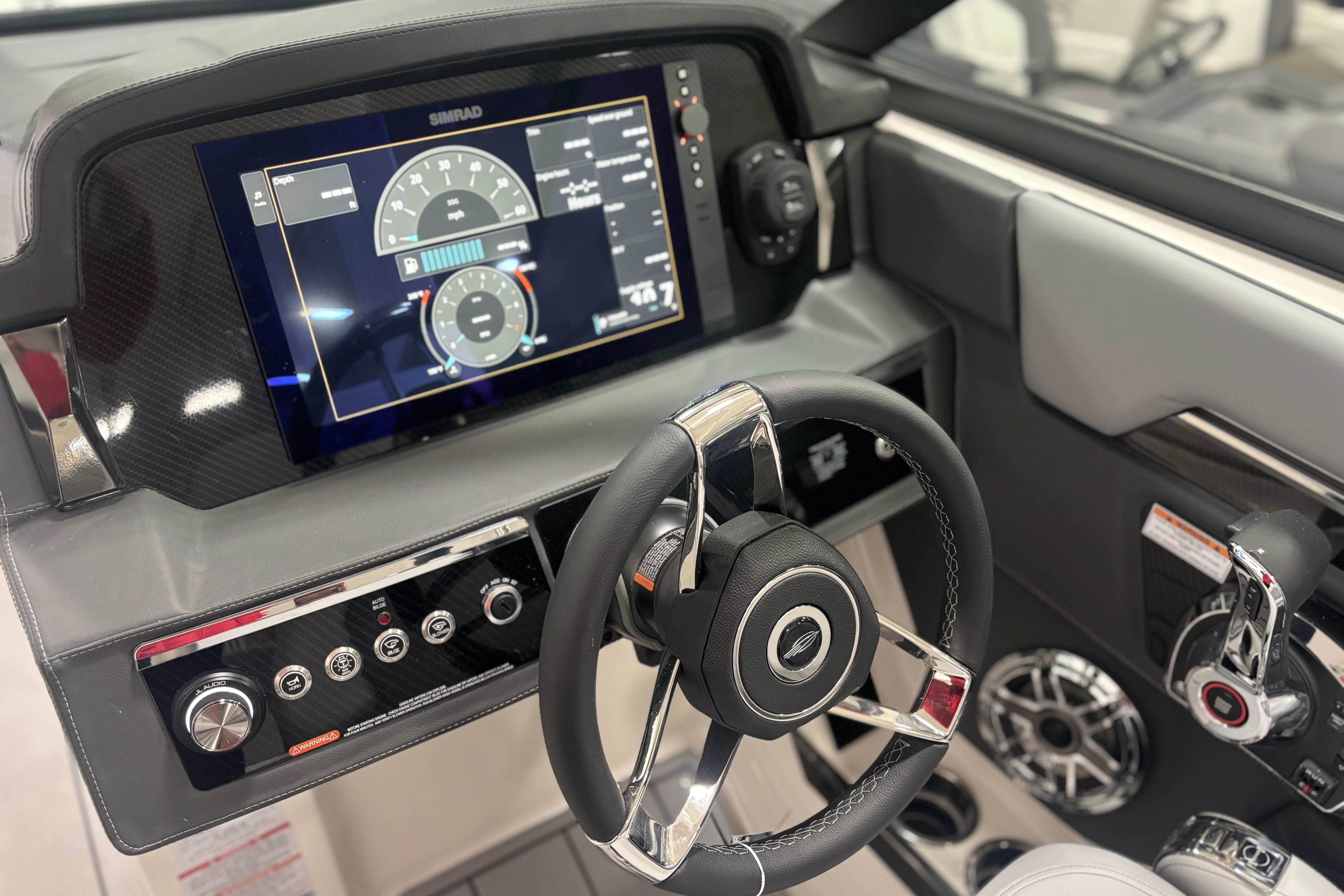 2026 Chaparral SSX 30 dashboard with advanced controls and digital display.