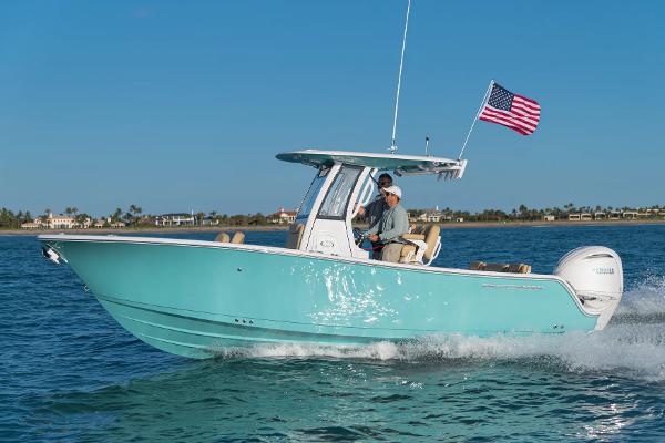 Manufacturer Provided Image: 2025 Sportsman Heritage 231 Center Console boat cruising on open water.