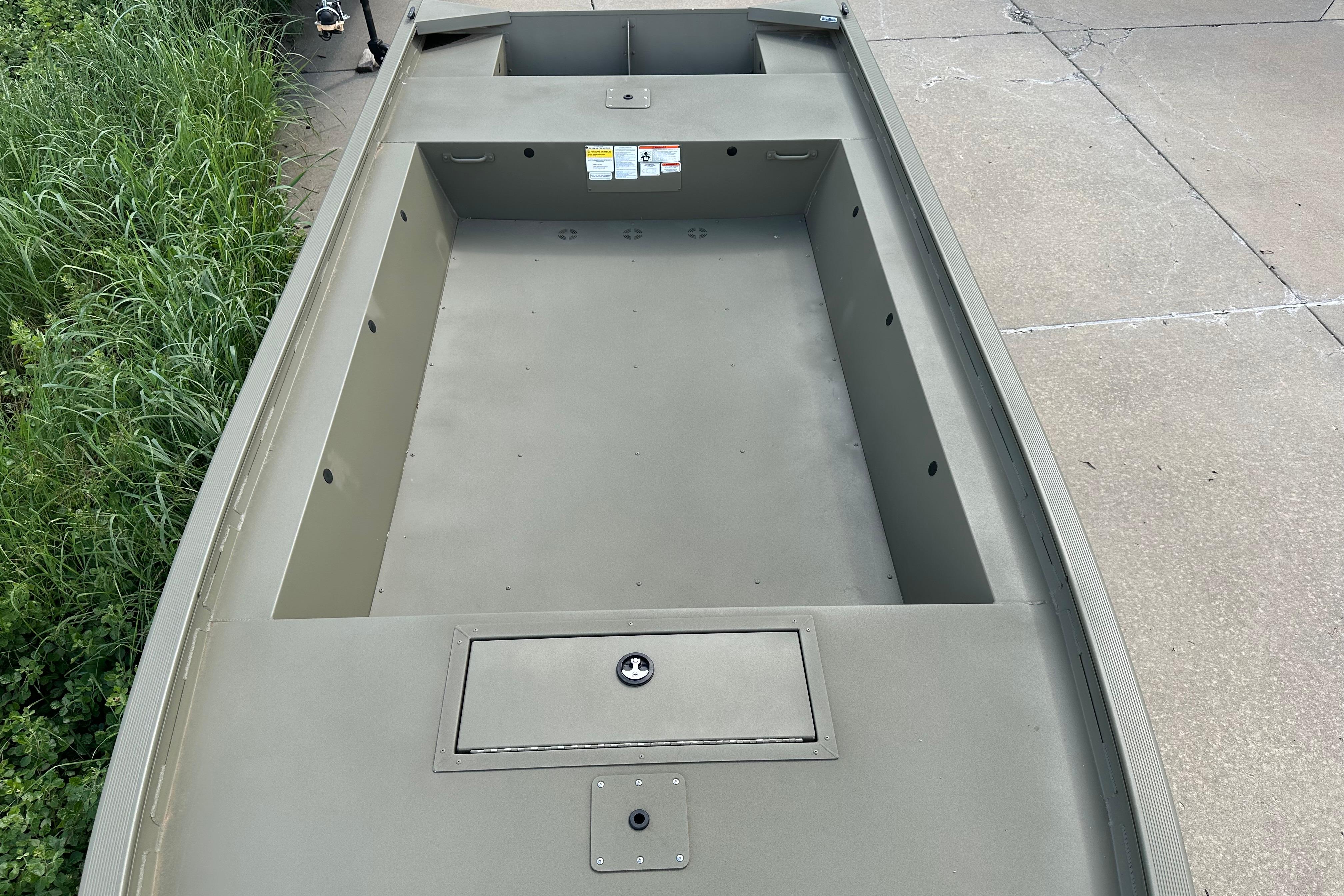 2026 Tracker Grizzly 1754 Utility boat with spacious interior and durable design.