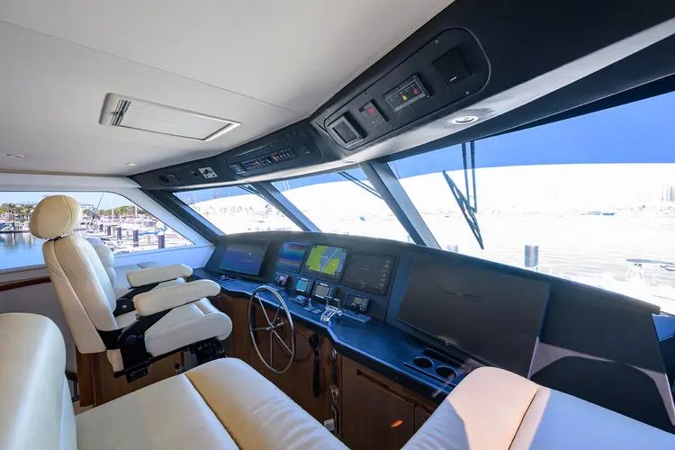 2009 Viking 74 Enclosed Bridge - Image 16