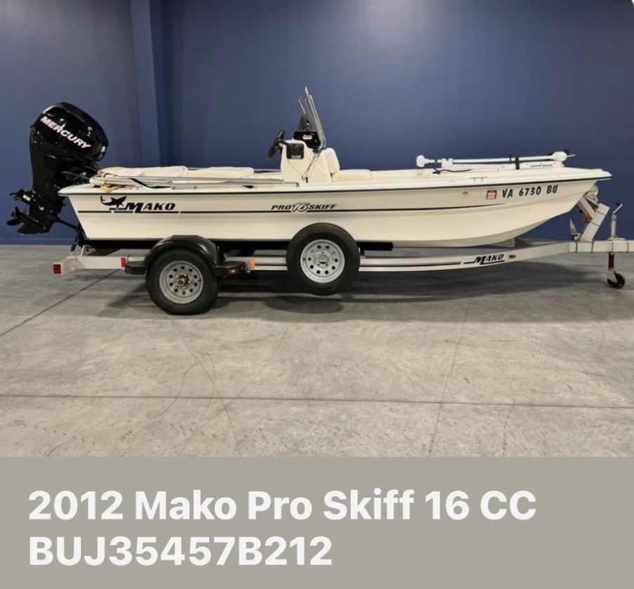 2012 Mako Pro Skiff 16 CC