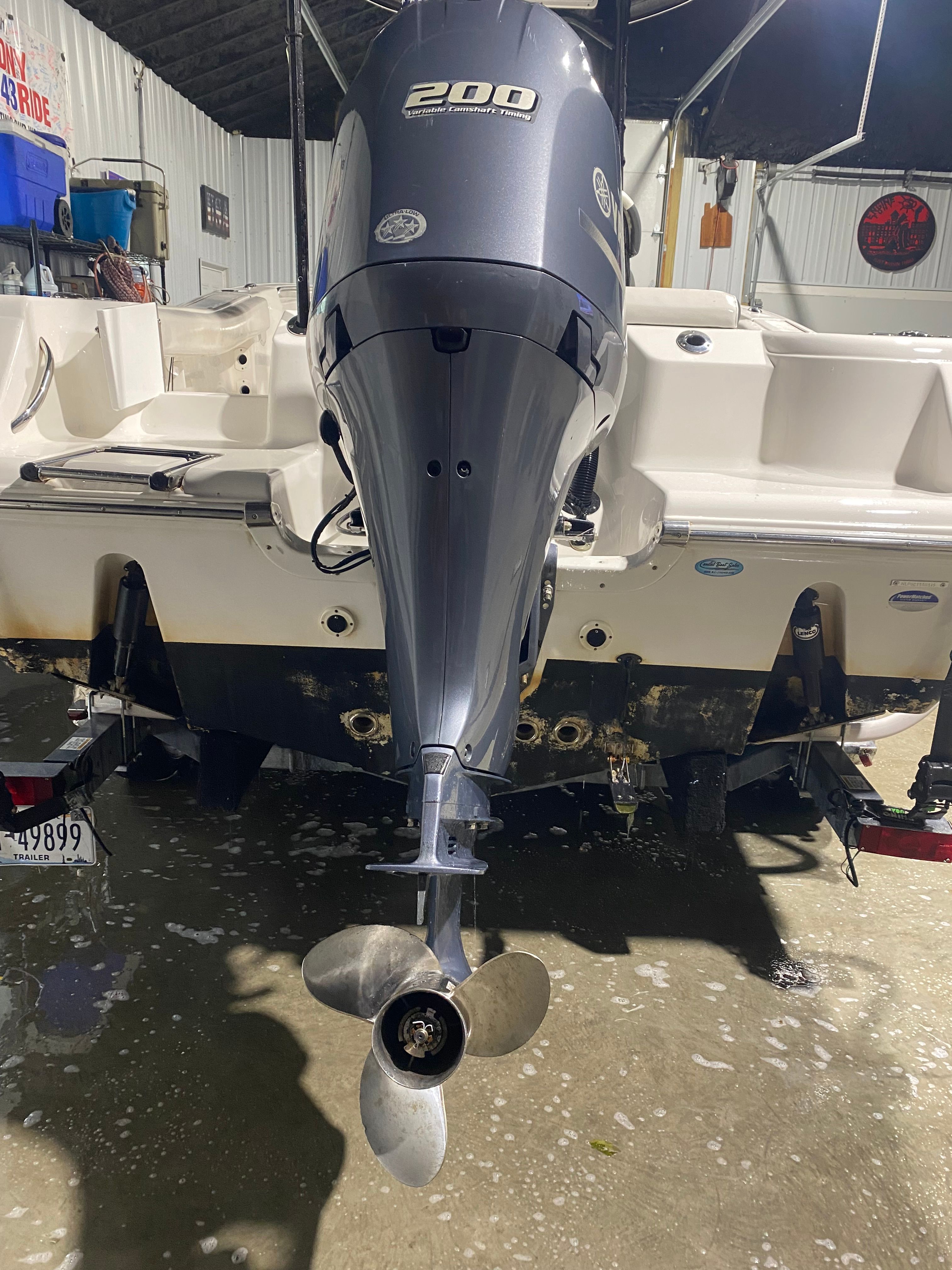 2015 Tidewater 220 CC Adventure with Yamaha 200 HP outboard motor.