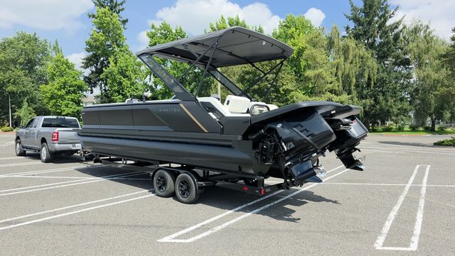 2025 Manitou 26' Explore 6' Max Deck With Dual 150hp Motors - 11