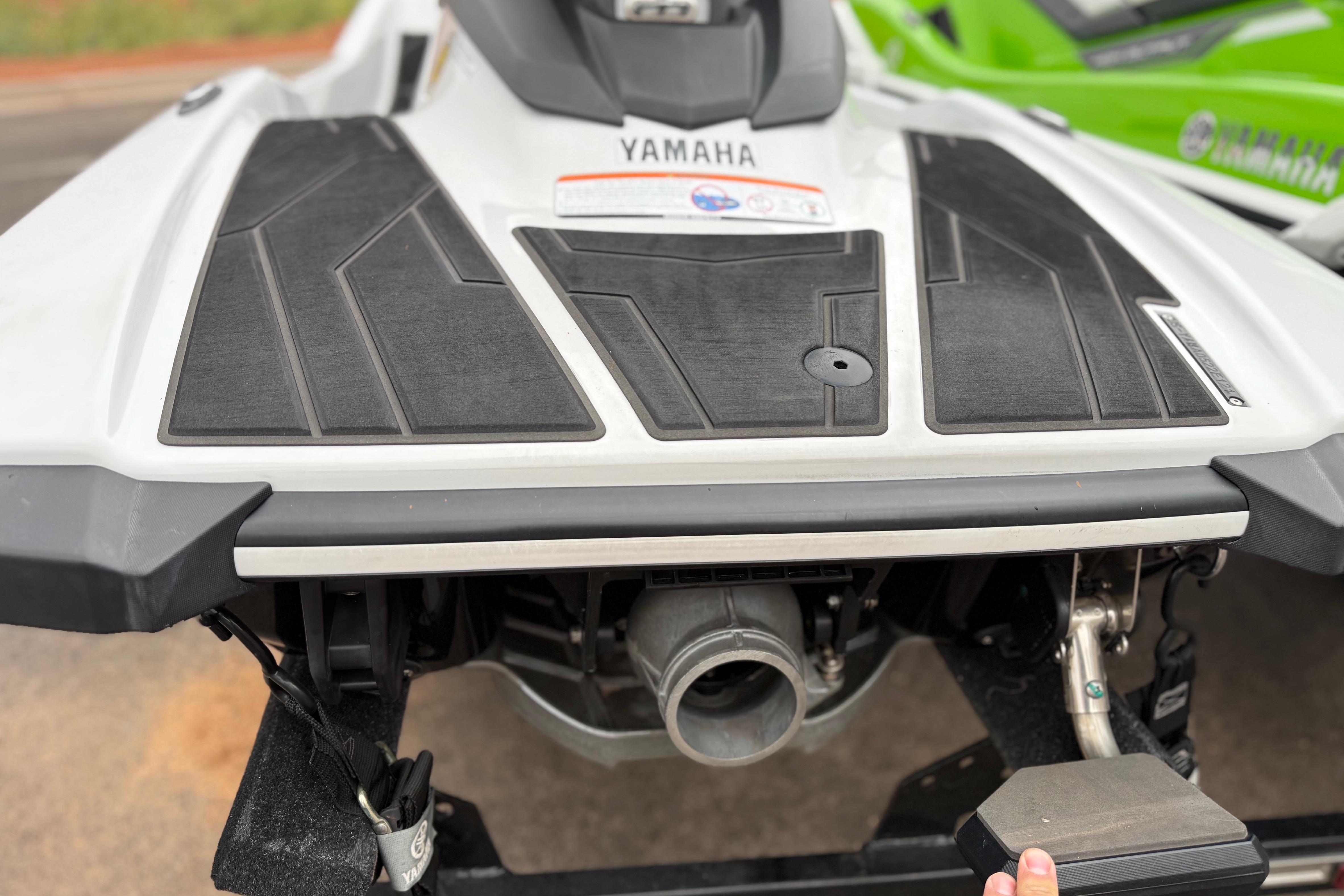 2021 Yamaha WaveRunner EX Limited rear view, showcasing sleek design and features.