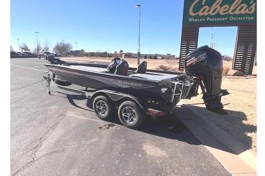 2026 Ranger RT188P boat parked outside Cabela's store.