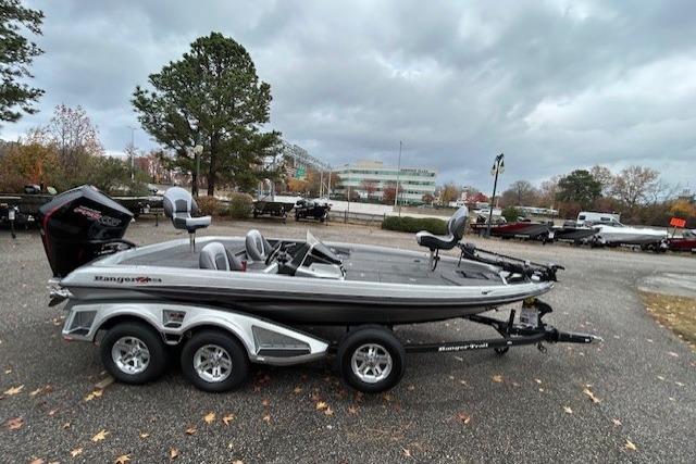 2024 Ranger Z519 Ranger Cup Equipped boat on trailer in outdoor setting.