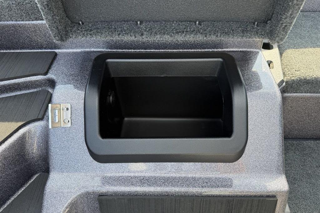 Storage compartment in 2026 Skeeter ZXE20 boat, featuring sleek design and durable materials.