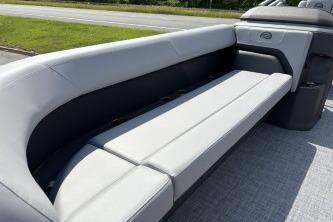 2026 Sun Tracker Party Barge 18 DLX with spacious seating and modern design.