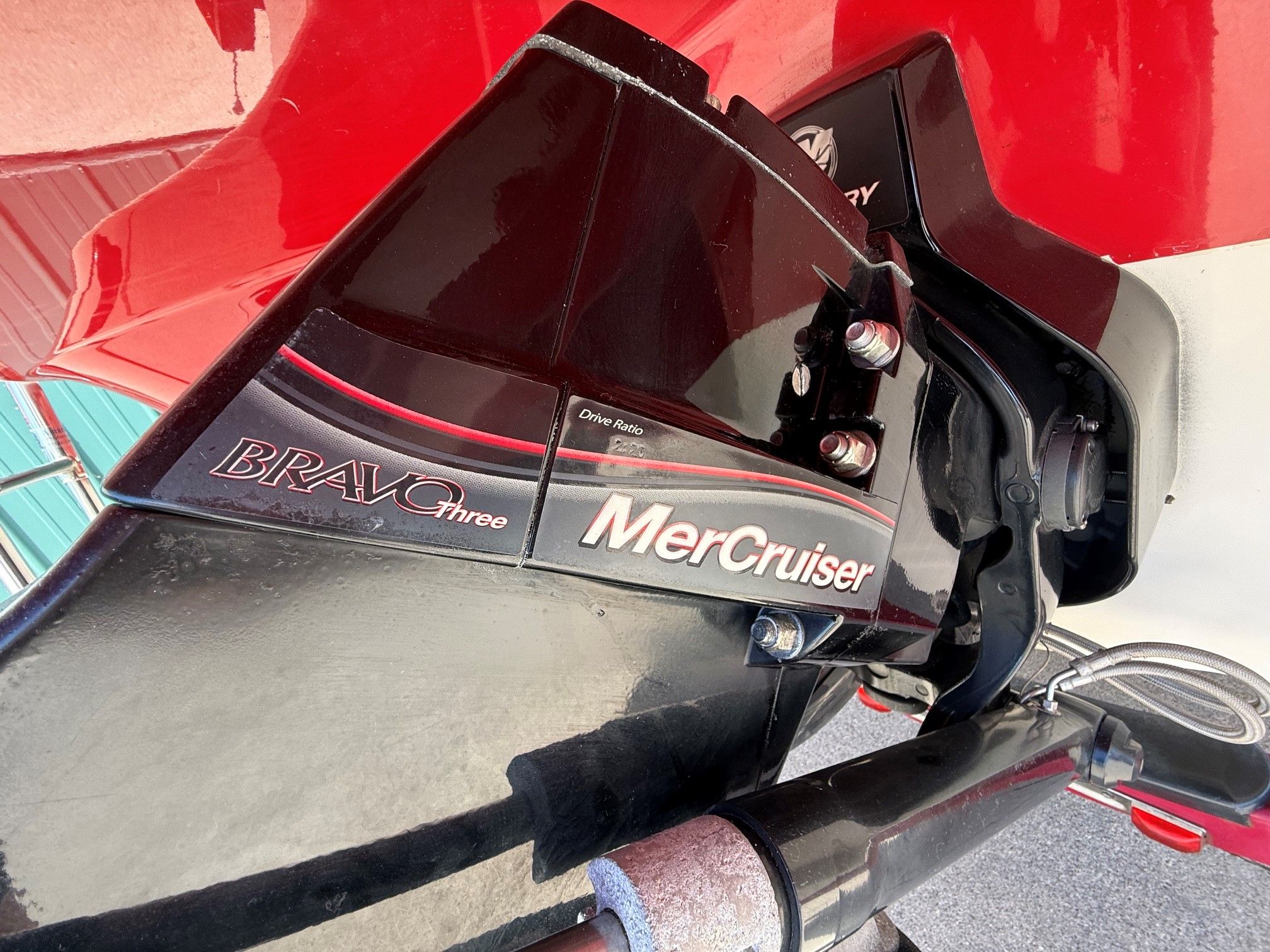 MerCruiser Bravo Three drive on a Sea Ray 230 Select boat.