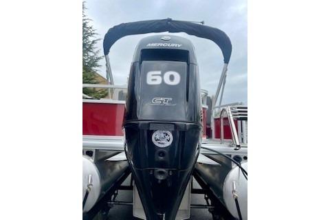 2026 Sun Tracker Bass Buggy 18 DLX with Mercury 60 HP outboard motor.