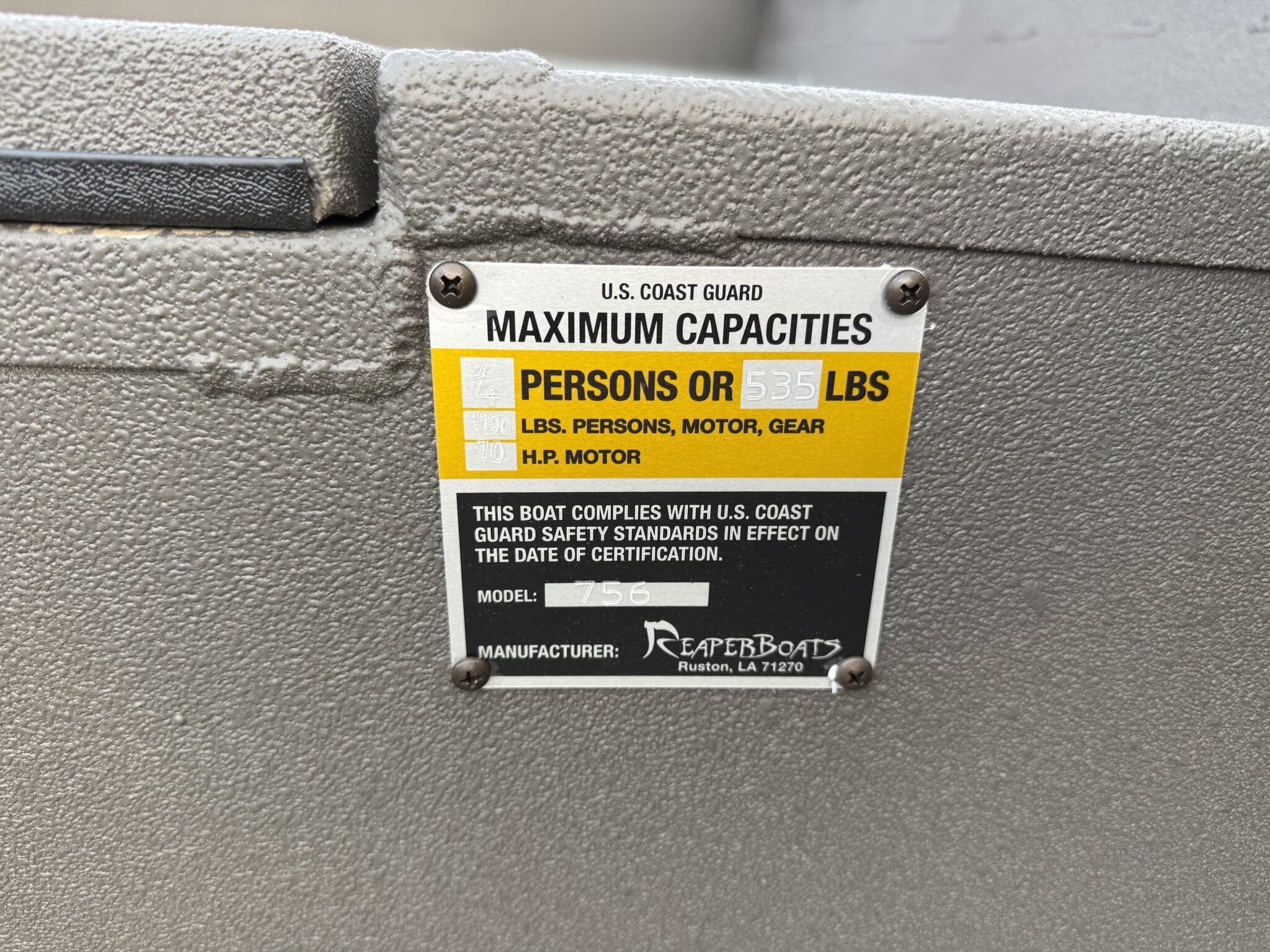 2026 Reaper Boats 756 Step Transom - 6