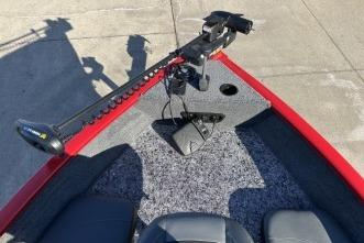 2026 Tracker Pro Guide V-175 Combo boat with trolling motor on deck.