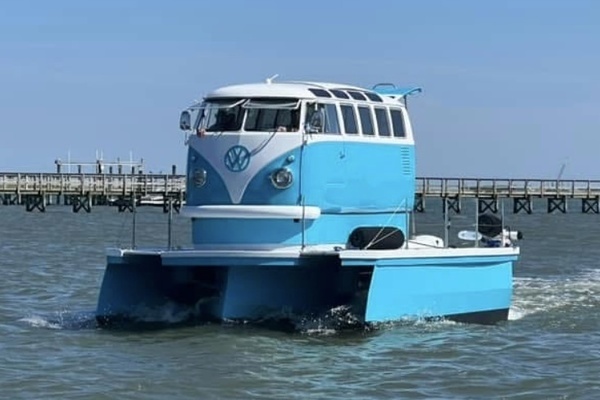 2024 Custom Whitacre Yacht Design VW Bus Tritoon