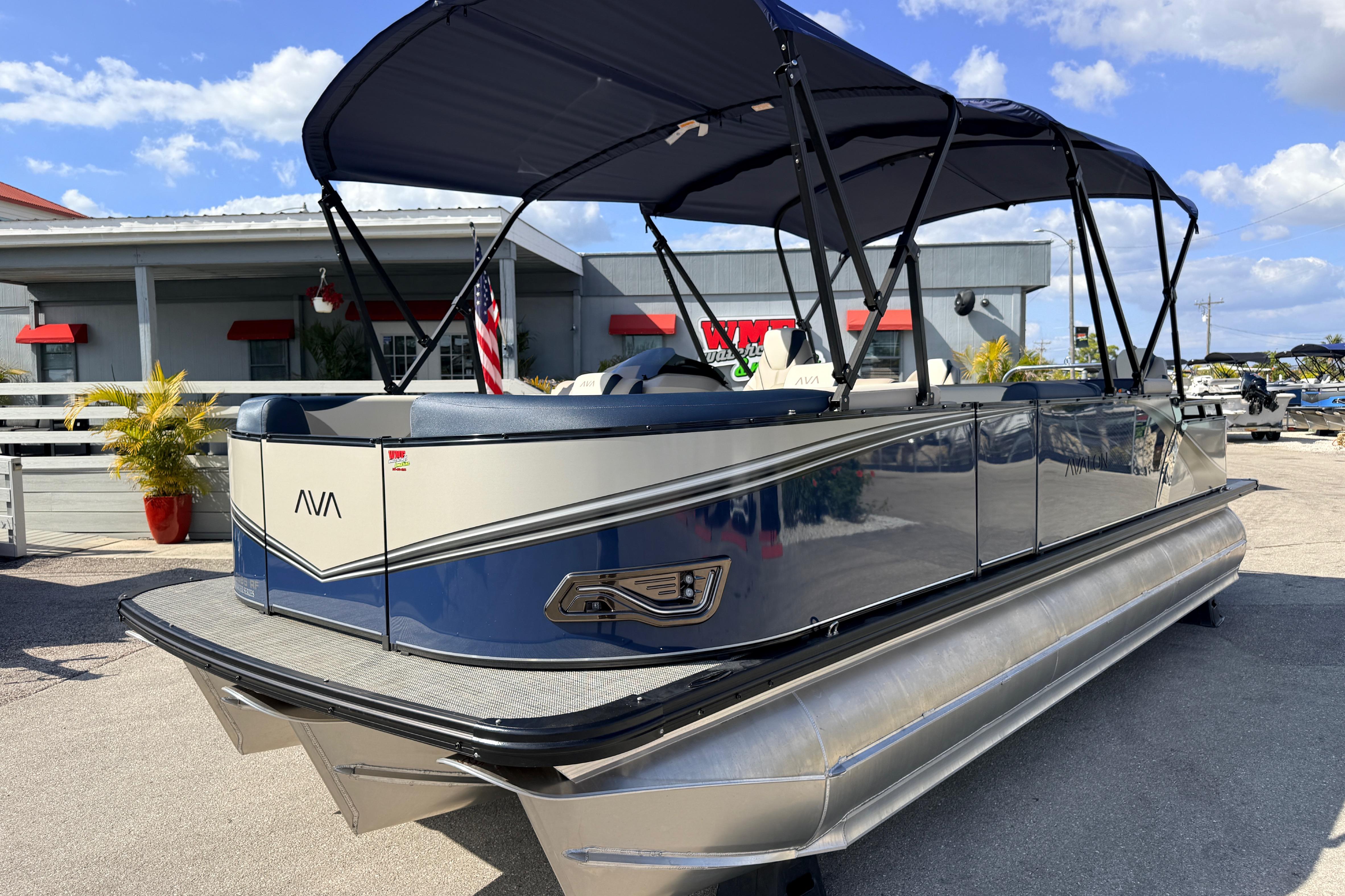 2026 Avalon 2385 LSZ Rear Fish, Tri Toon, High Performance