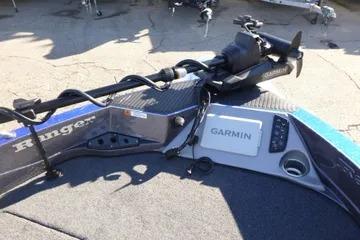 2026 Ranger 621FS Cup Equipped boat with Garmin system and trolling motor.