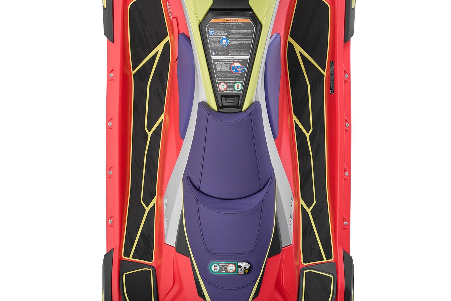 Manufacturer Provided Image: 2026 Yamaha WaveRunner JetBlaster PRO 3-Up, vibrant top view, colorful design.