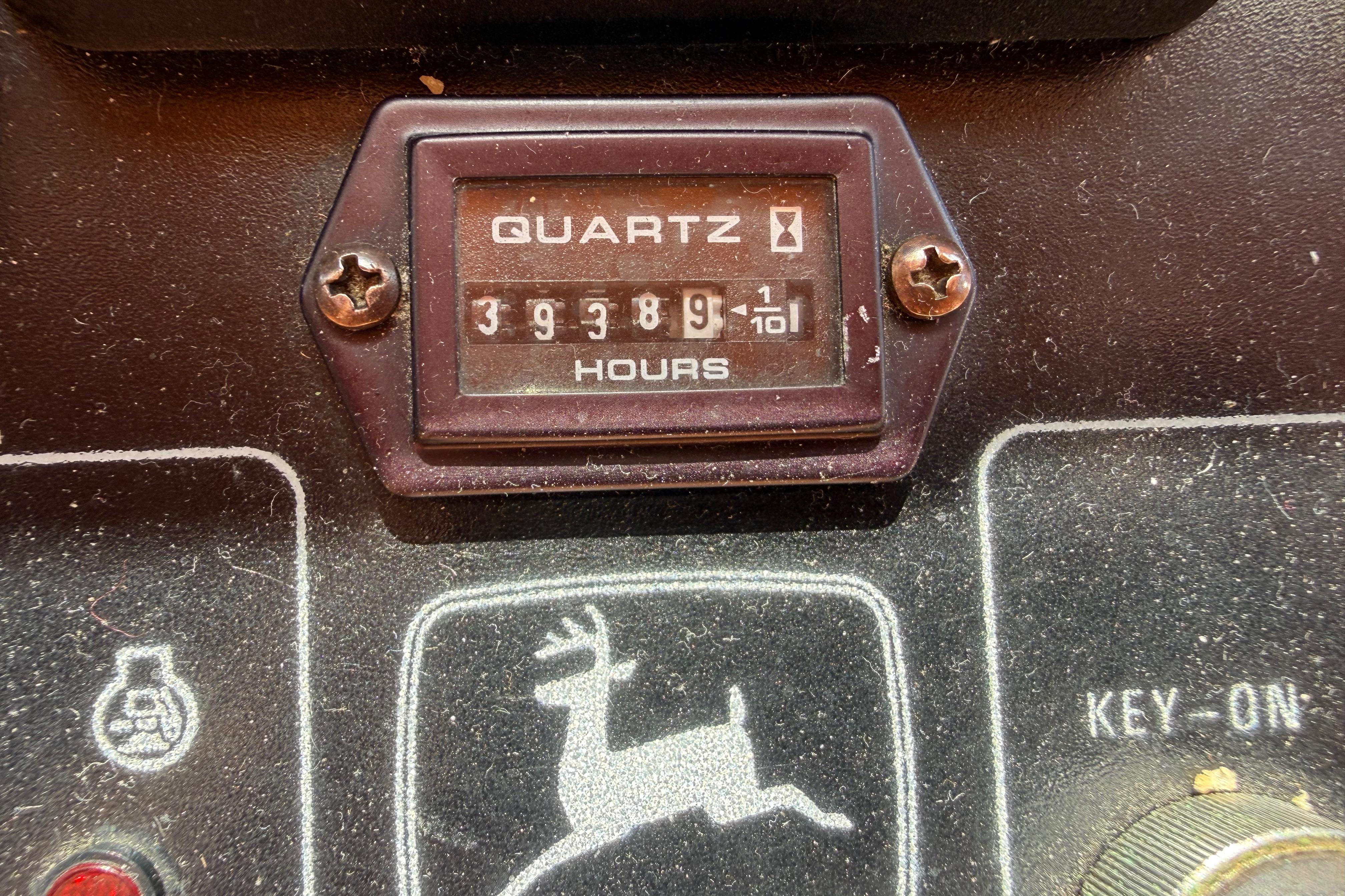 Hour meter reading 3938.9 on a 2001 Kadey-Krogen 39 dashboard.