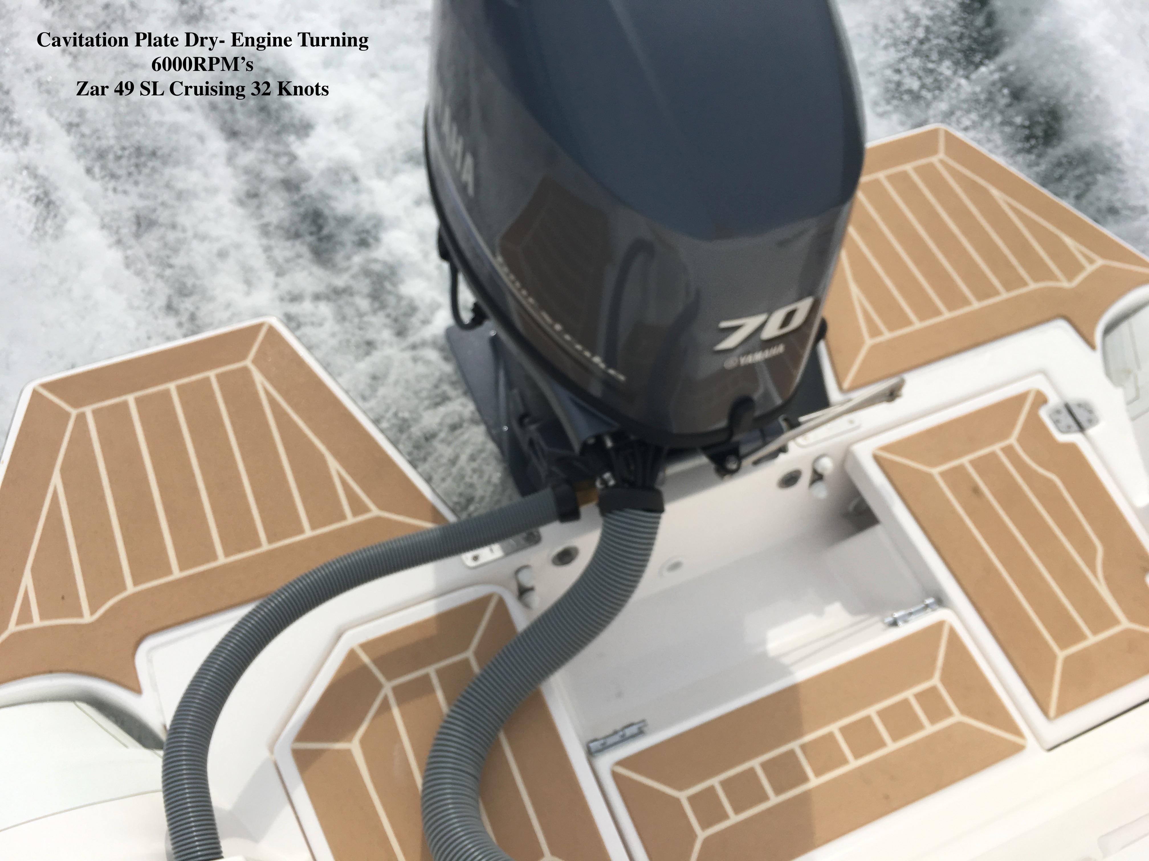 2024 Zar Formenti 49 SL boat with Yamaha 70 engine cruising at 32 knots.