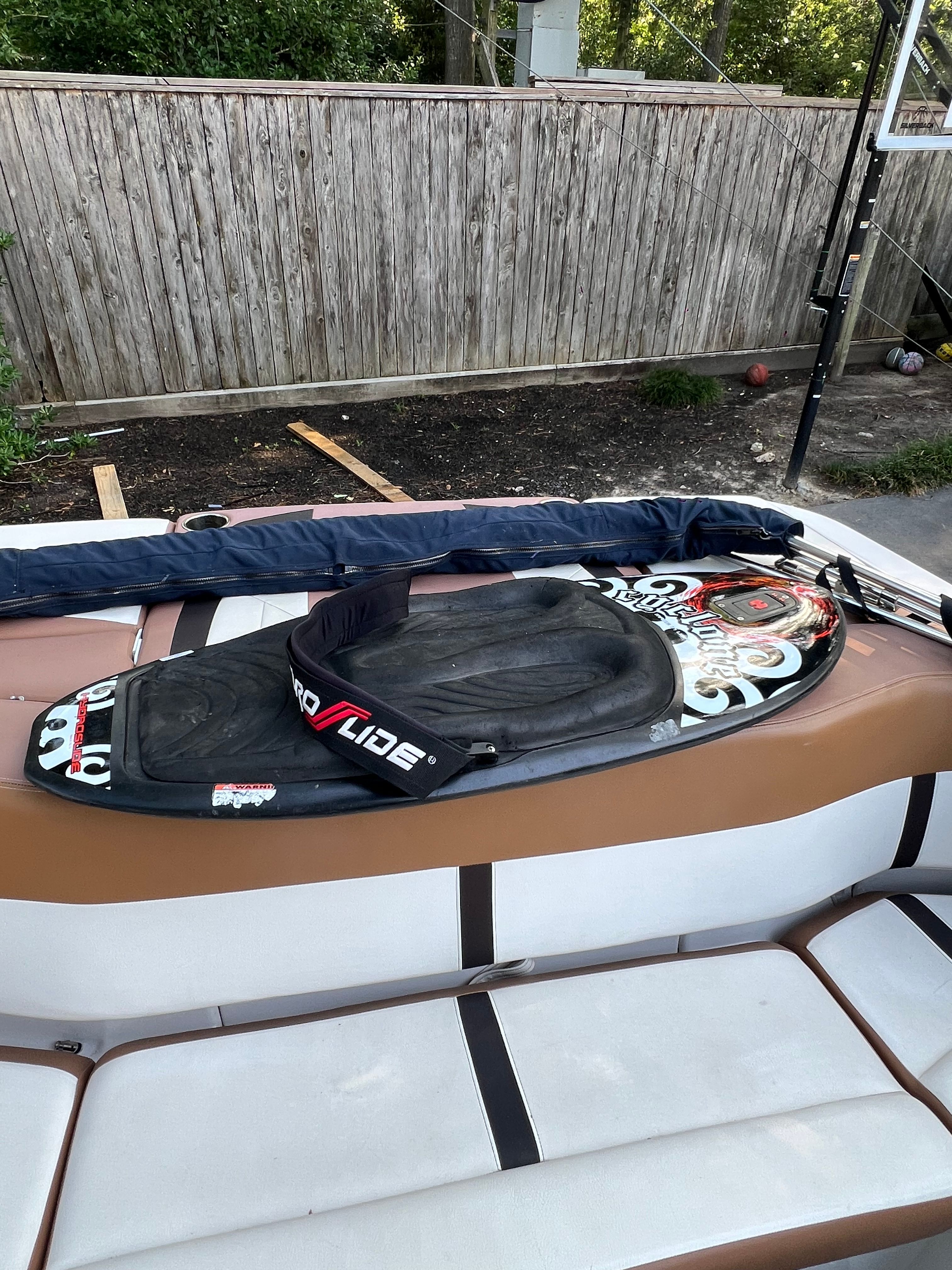 2017 Four Winns H230 boat with watersport gear.