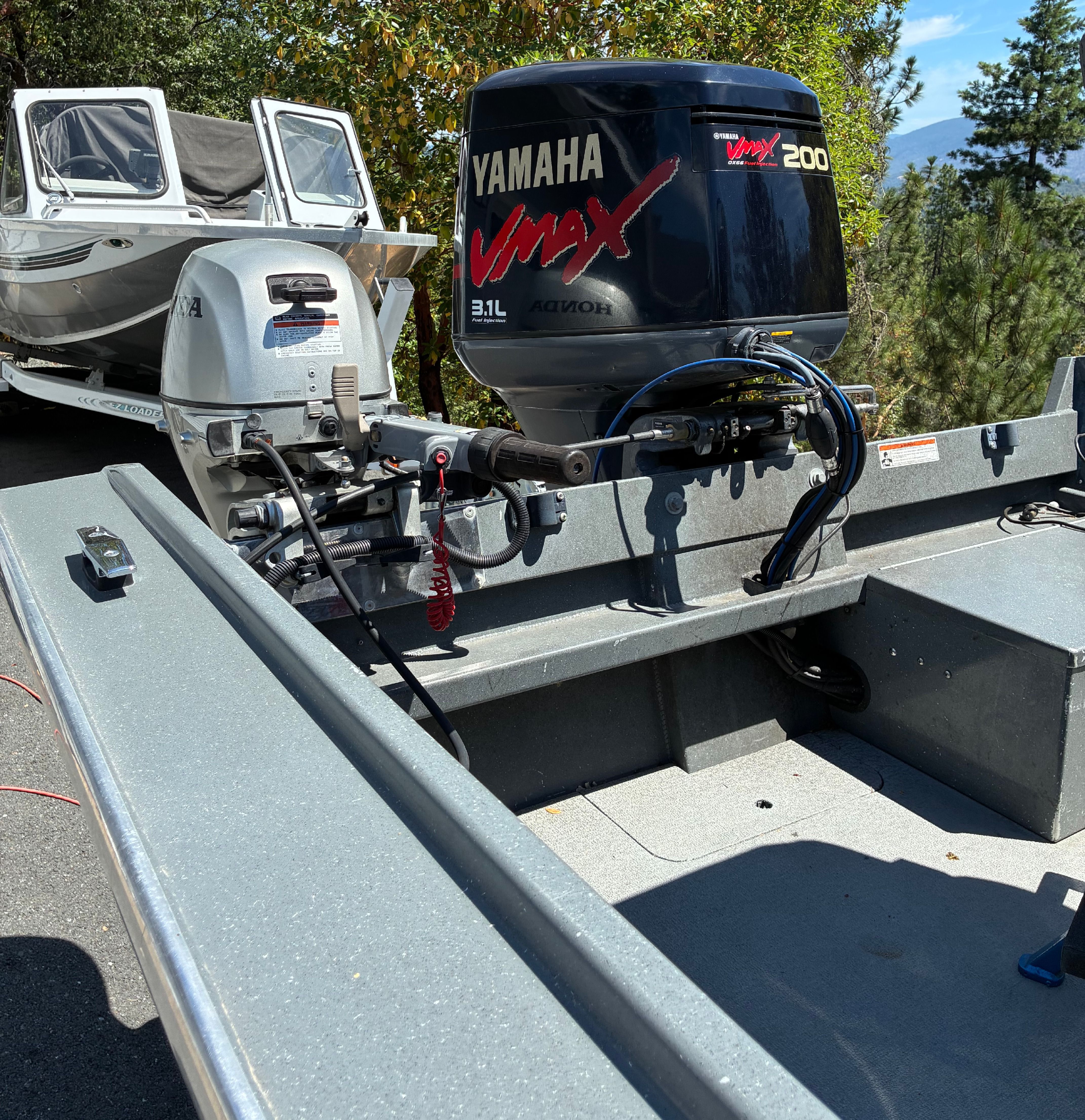 2003 North River SCOUT with Yamaha Vmax engines.