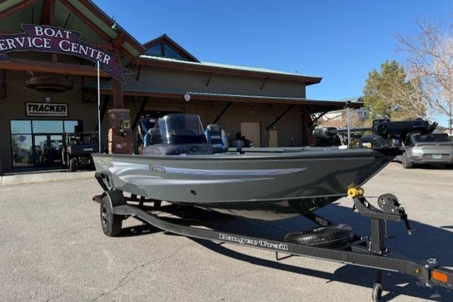 2026 Ranger VS1782SC Angler boat on trailer at service center.