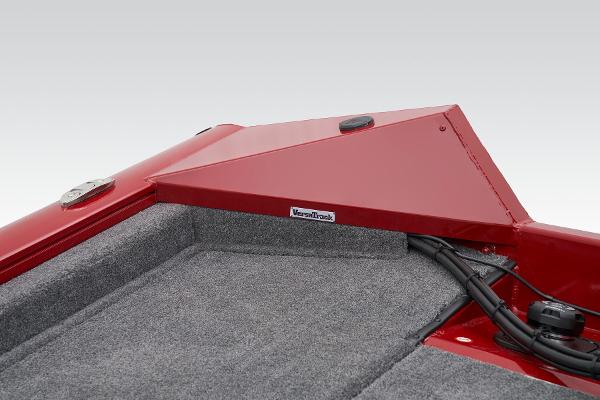 Manufacturer Provided Image: 2025 Tracker Pro Team 195 Tournament Edition boat interior with red and gray design.