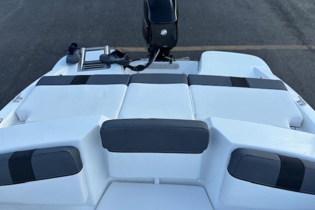 2026 Tahoe T16 boat with sleek seating and modern design.