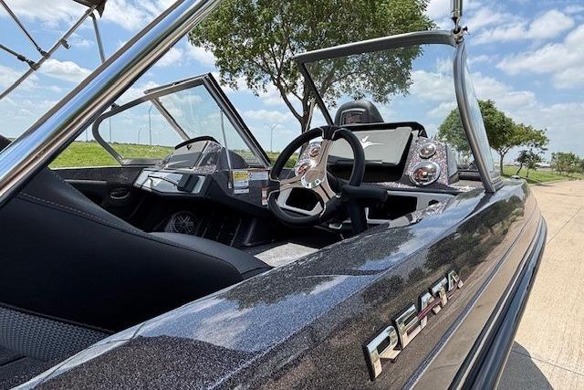 2026 Ranger 212LS boat interior with sleek design and modern dashboard controls.