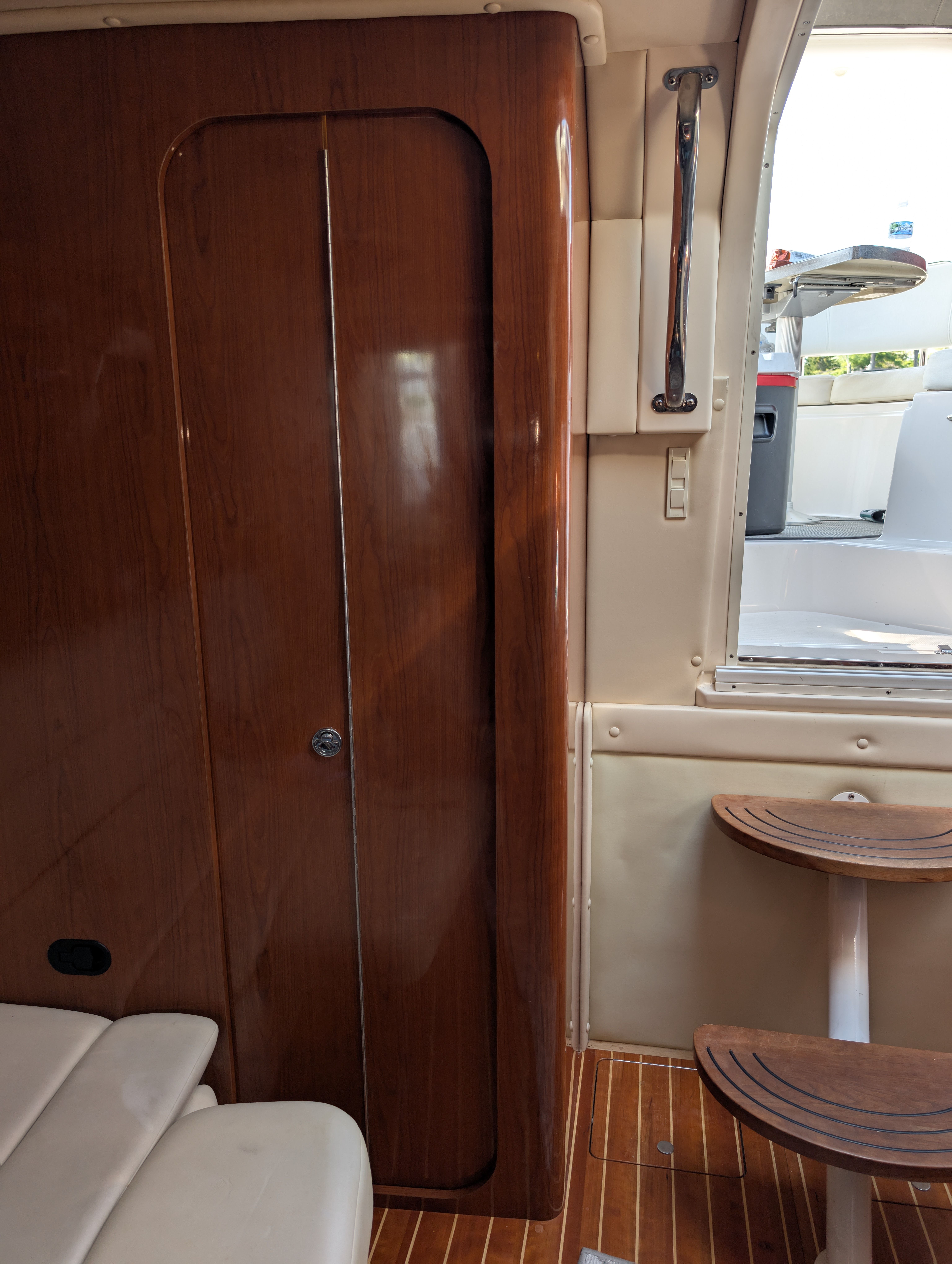 Interior of a 2005 Regal Commodore 3560 yacht.