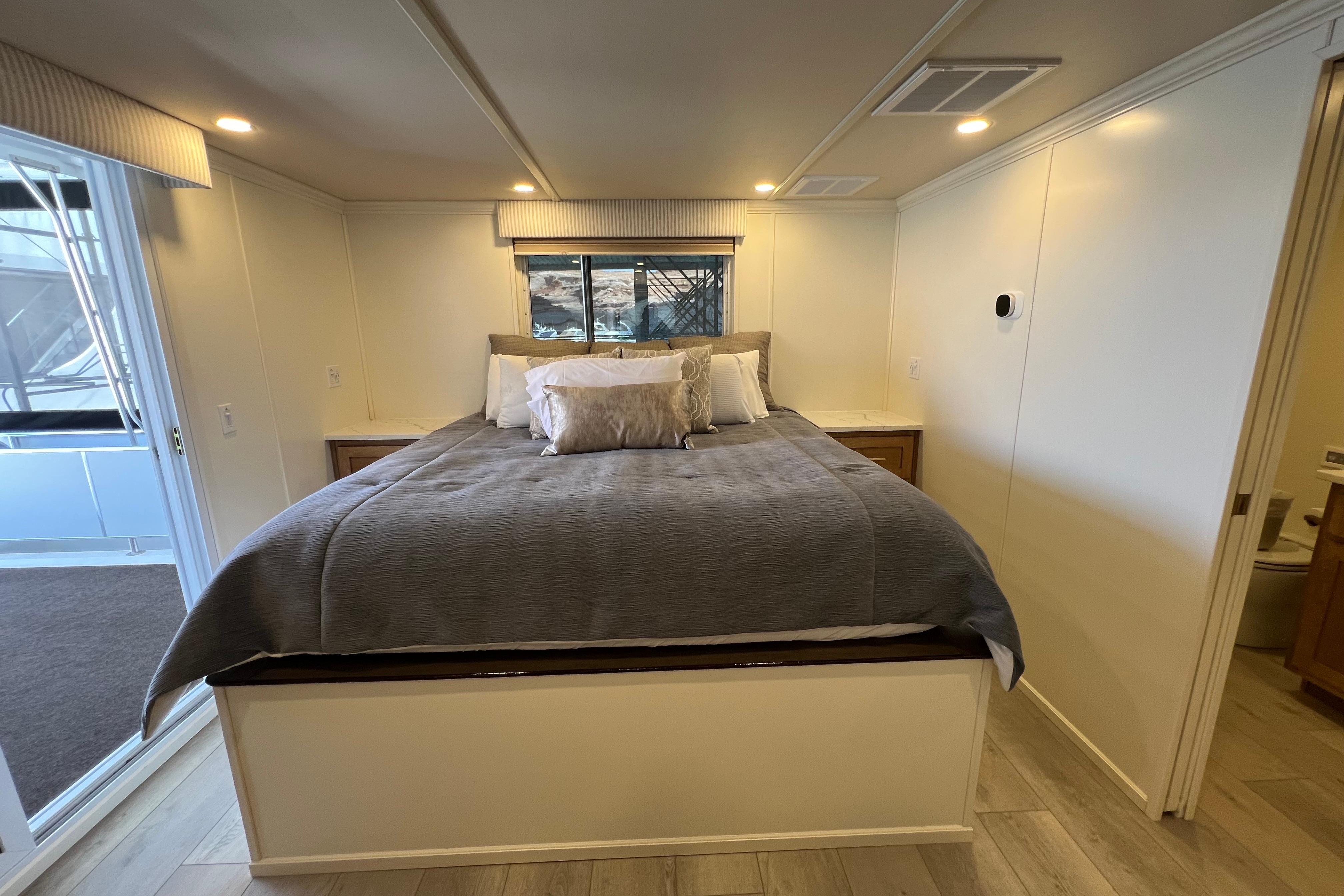 Luxurious bedroom interior in 2025 Sumerset Excellence Multiple Shares houseboat.