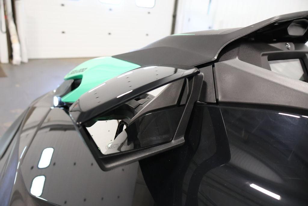 Close-up of 2026 Sea-Doo GTI SE 130, showcasing sleek design and modern features.