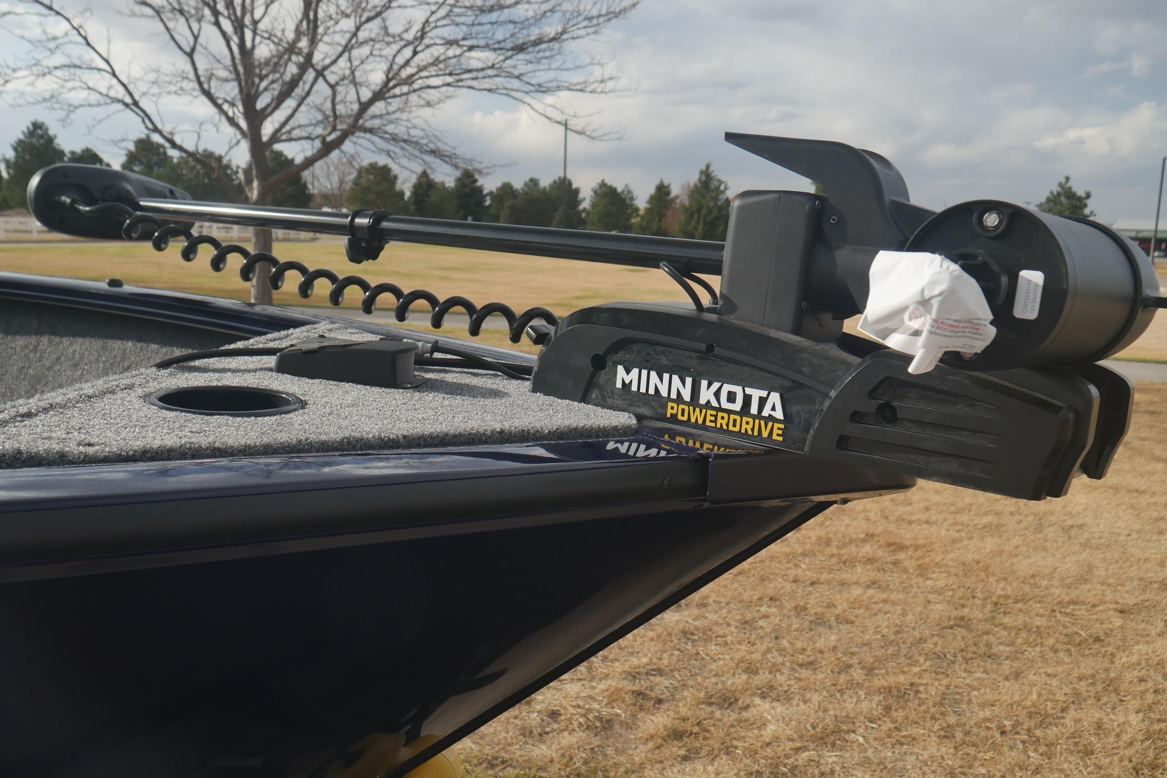 Minn Kota PowerDrive motor on 2026 Tracker Pro Guide V-175 Combo boat.