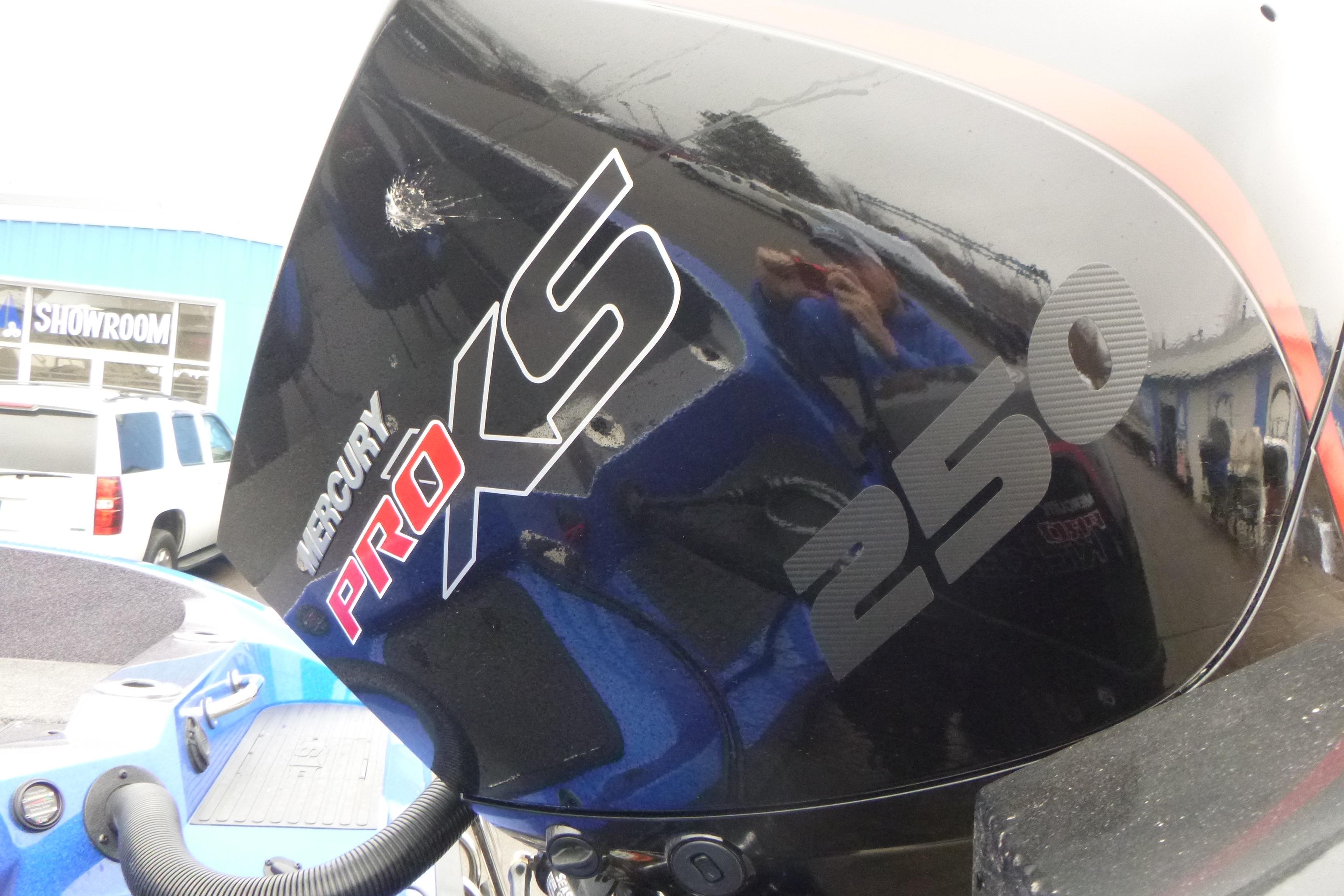 2026 Ranger 620FS Cup Equipped with Mercury Pro XS 250 engine in showroom.