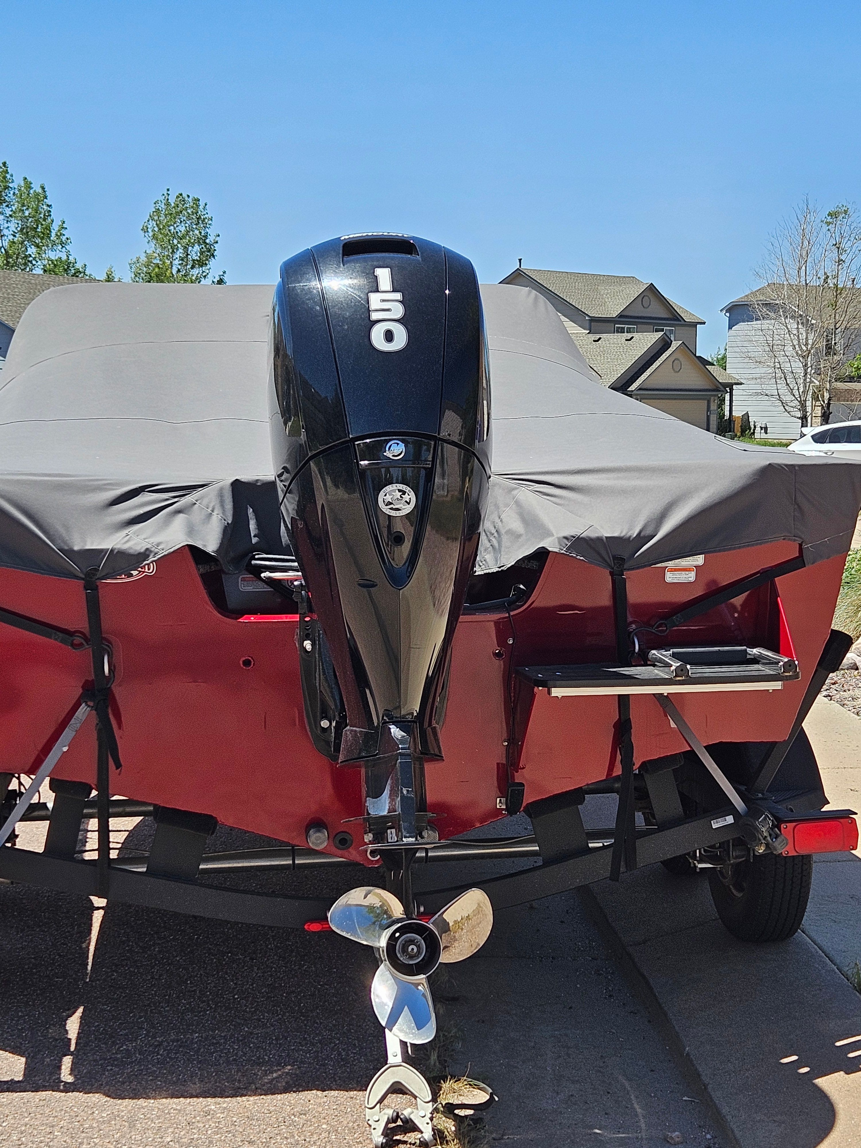 2021 Tracker Pro Guide V-175 WT with 150 HP outboard motor.