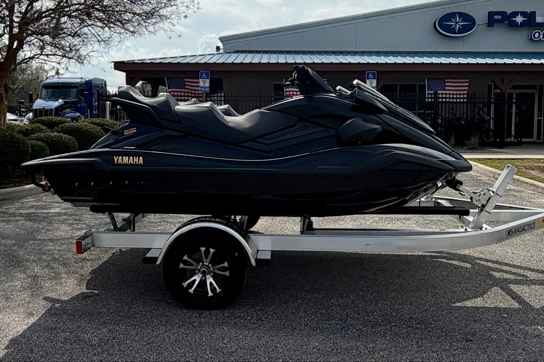 2026 Yamaha WaveRunner FX Limited SVHO on trailer, parked outdoors.