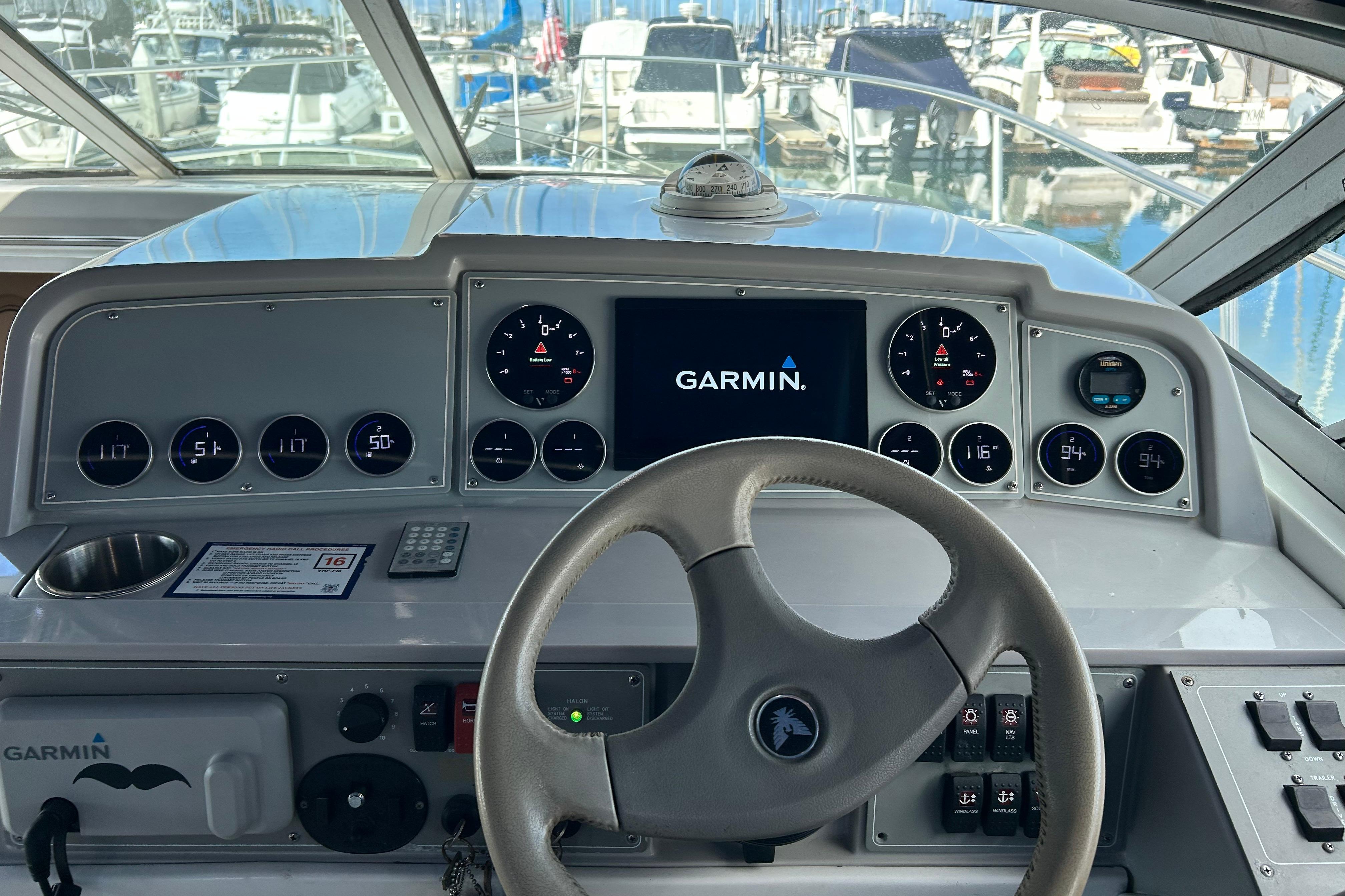 Not your usual boring helm station. These new controls are sexy.